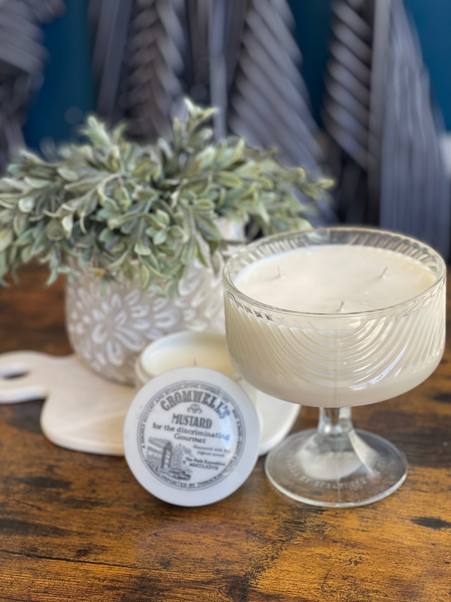 Thrifted Candle Pouring