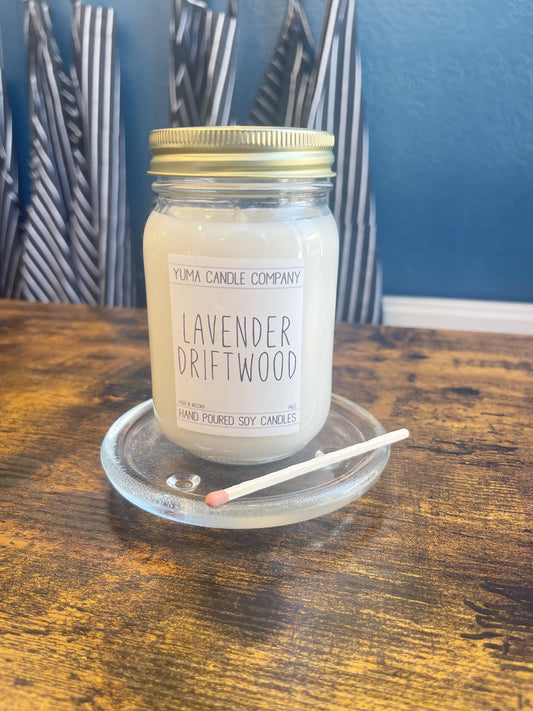 Lavender Driftwood Soy Candle