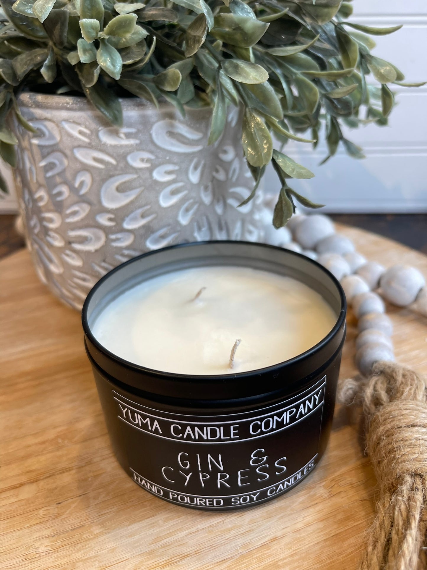 Gin & Cypress Soy Candle